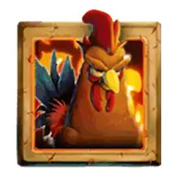 Wild Symbol of Fire Rooster Slot
