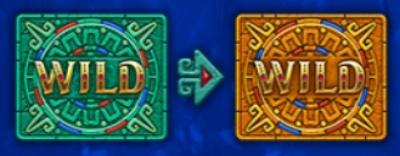 символы WILD удерживаются до конца