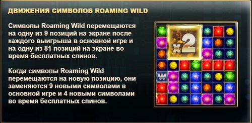 Движения Символов Roaming Wild