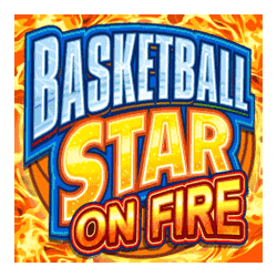 Basketball Star On Fire Pokies Wild Symbol