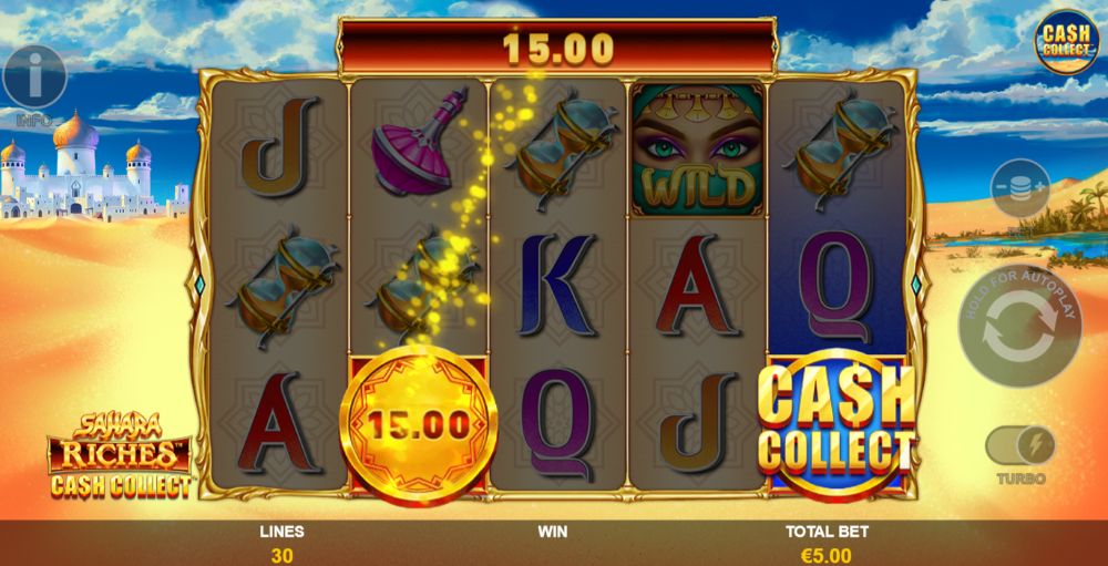 play free Ssahara Riches Cash Collect online slot