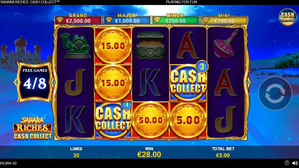 Sahara Riches Cash Collect demo