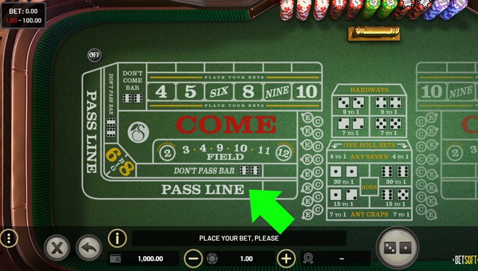 Medansky craps betting online poker betting tell subway