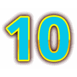 Symbol 10 Blazing Goals