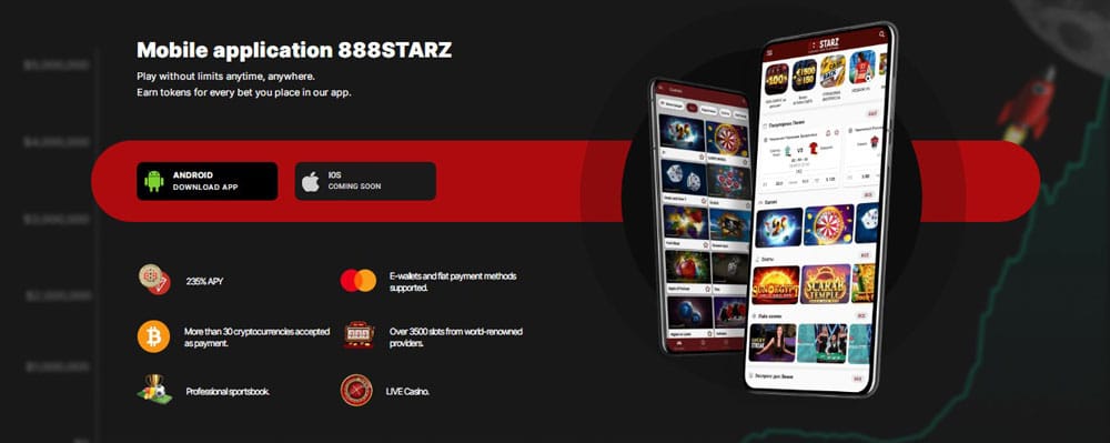 888Starz Casino mobile app