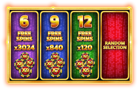 SELECT YOUR FREE SPINS