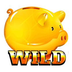 Wild Symbol of 1 Reel Golden Piggy Slot