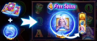 Magic crystal free spins