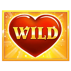 Foxy Wild Heart Pokies Wild Symbol