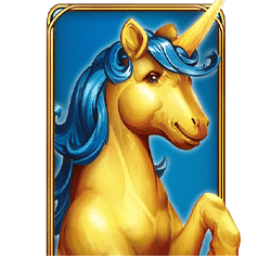 Golden Unicorn Deluxe Pokies Wild Symbol