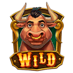 Wild Symbol of Bull in a Rodeo Slot