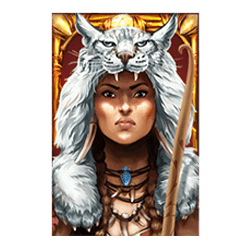Wild Symbol of Huntress Wild Vengeance Slot