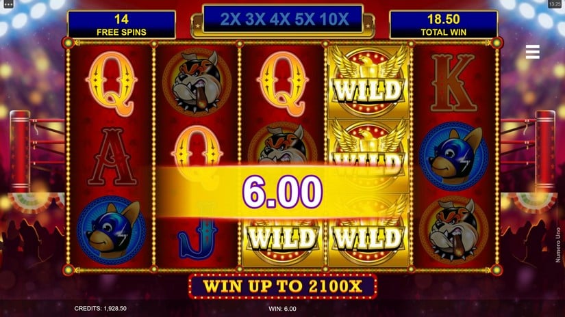 Numero Uno Online Slot  Free Spins + Wild Showdown