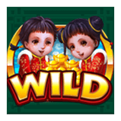 Wild Symbol of Lucky Twins Link and Win Slot