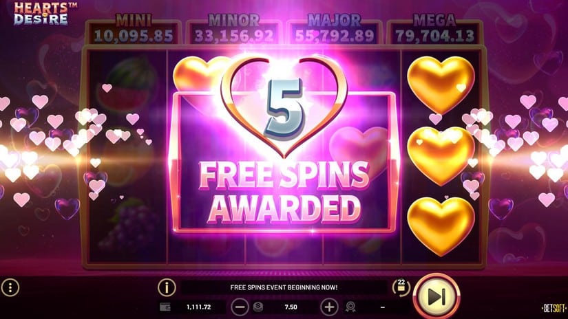 Hearts Desire - Betsoft Online Casino Games