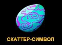 Синий скаттер-символ