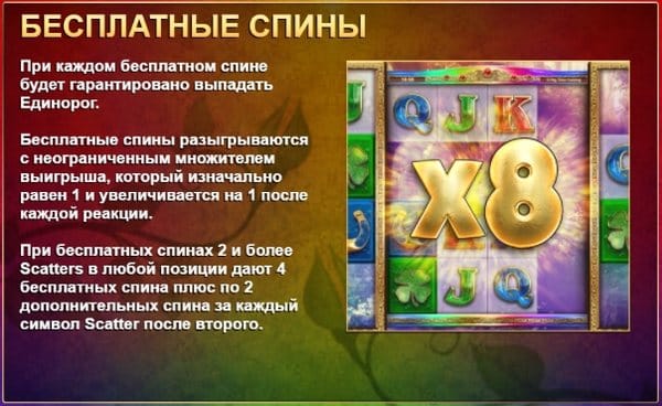 Бесплатные вращения