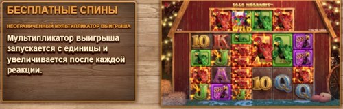 Бесплатные спины