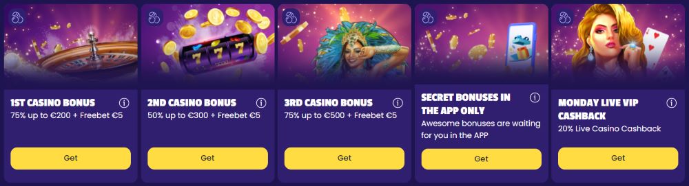LalaBet Casino Bonuses