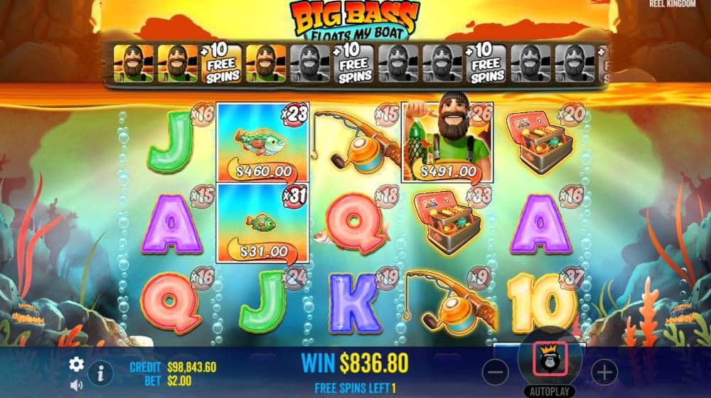 Big Bass Floats My Boat free spins