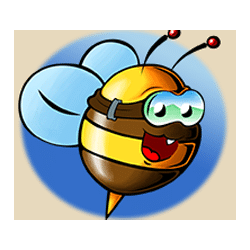 Wild-символ игрового автомата Crazy Bee