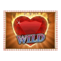 Wild Symbol of Diamonds on Fire Slot