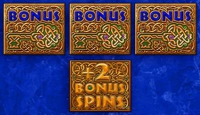 3 BONUS символа приносят 10 BONUSSPINS