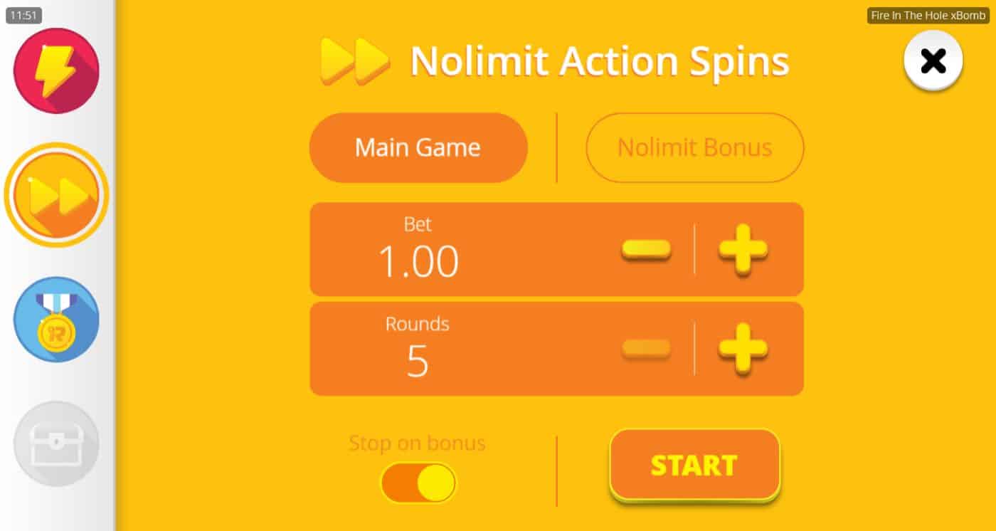 Nolimit Action Spins