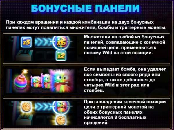 Бонусные панели