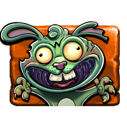 Wild Symbol of Zombie Rabbit Invasion Slot