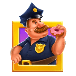 Detective Donut Pokies Wild Symbol