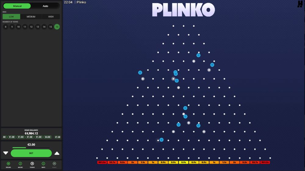 Plinko Crash Game