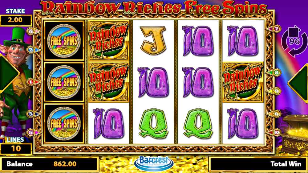 Rainbow Riches Free Spins free slot