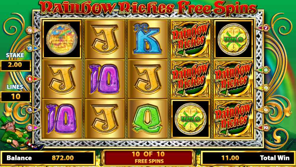 play free Rainbow Riches Free Spins slot
