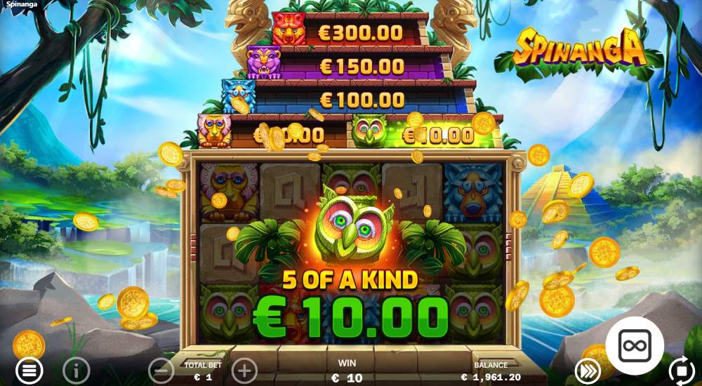 play free Spinanga slot machine