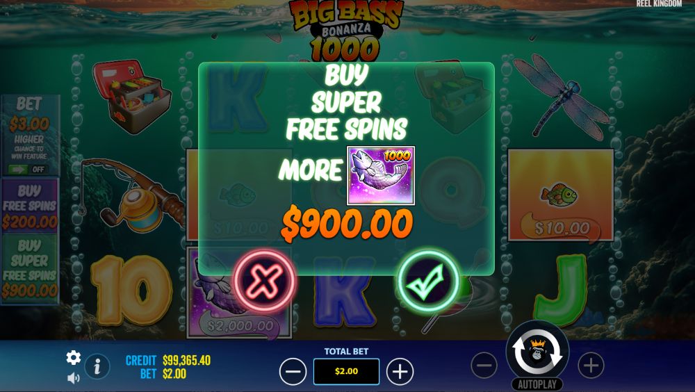 Big Bass Bonanza 1000 online slot