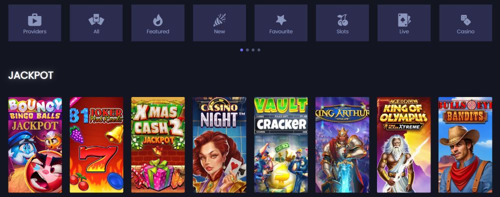 Winissimo Casino Games