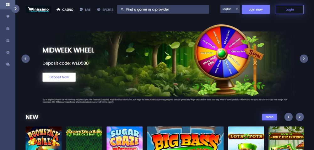 Winissimo Casino Review