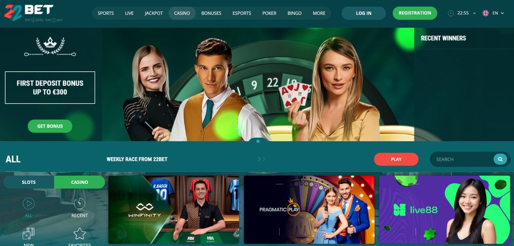 22bet Casino Review