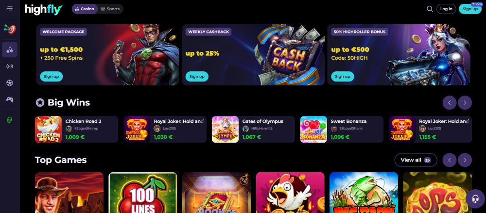 HighFlyBet Casino Review