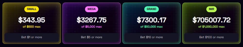 Immerion Casino Jackpots