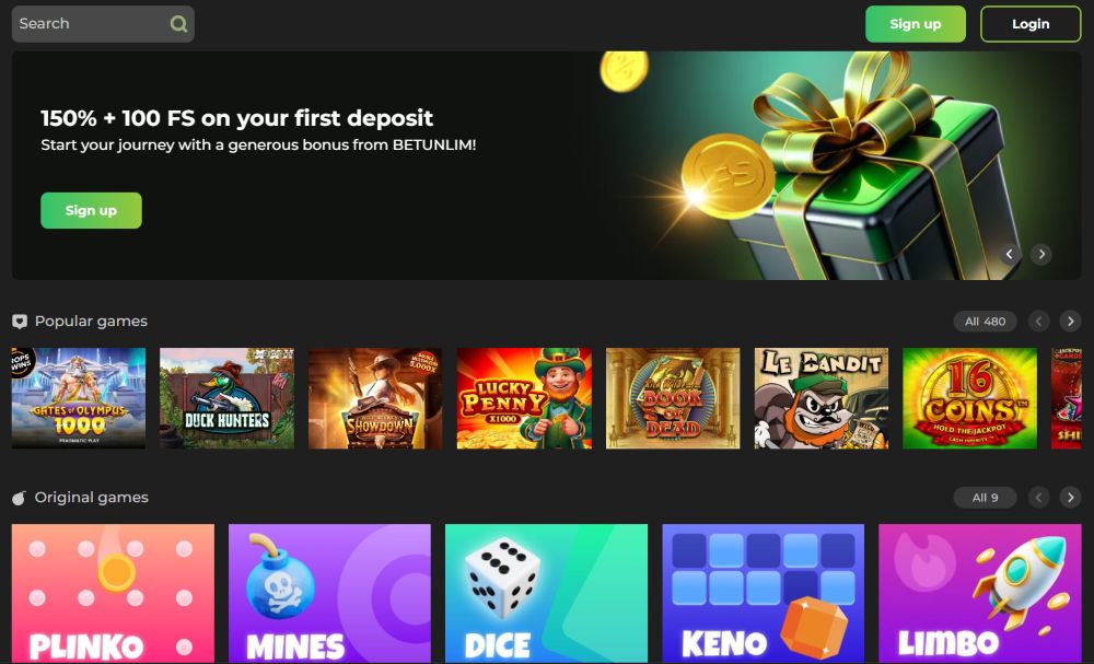 Betunlim Casino Review