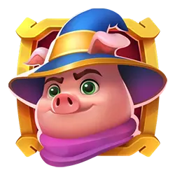 Wild Symbol of Wizard of Oink Slot