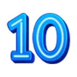 Symbol 9 Neon Frames