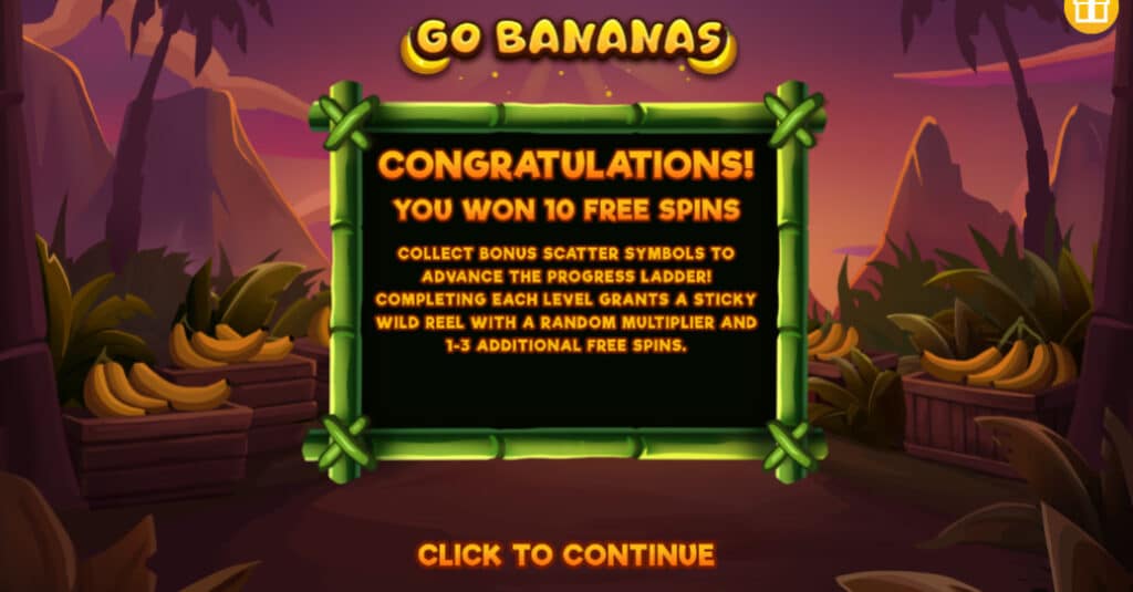 Banana Plantation Bonus