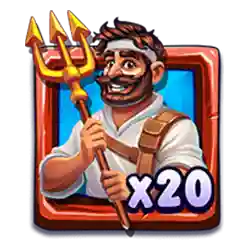 Wild Symbol of Marlin Masters Atlantis Slot