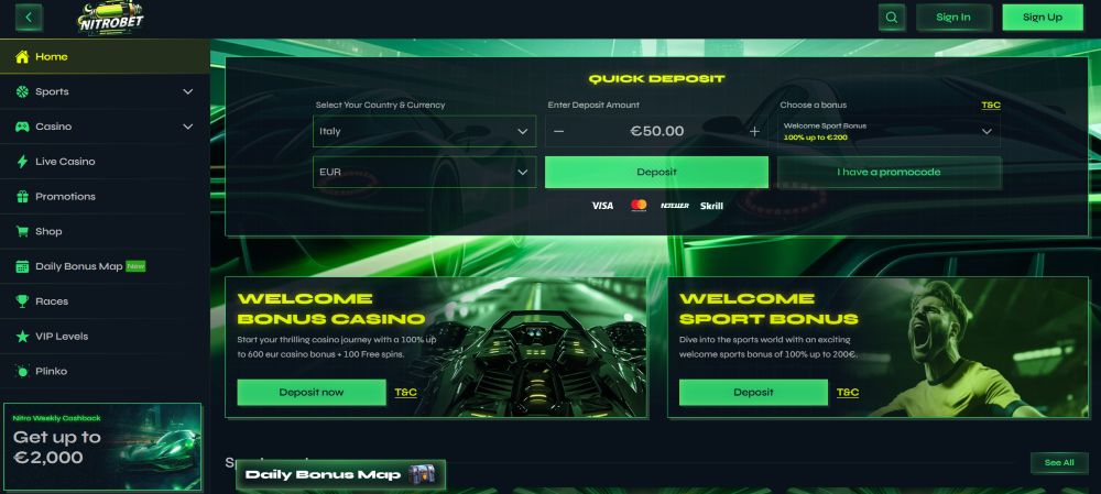 Nitrobet Casino Review