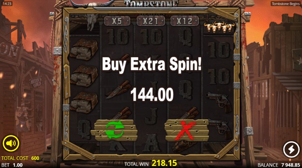 Tombstone Begins online slot