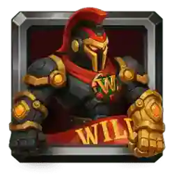 Arena of Iron Pokies Wild Symbol