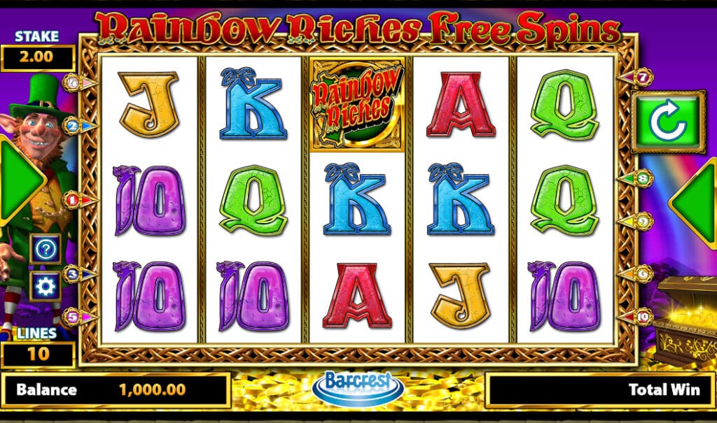 Rainbow Riches Free Spins